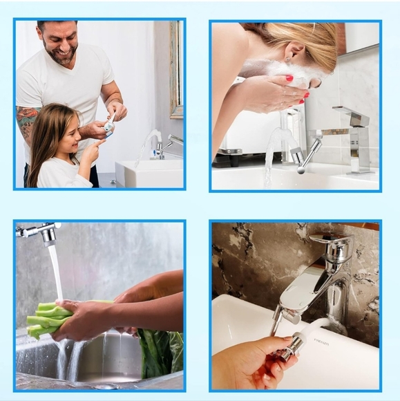 1080 swivel faucet extender with 2 modes - Picture 4 of 7